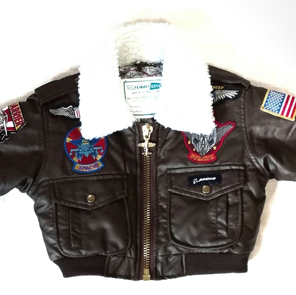 Flight line baby boy coat - Picture 1 of 3